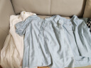 betu百图女装牛仔半身裙高腰A字修身包臀女式中长款裙子2107T46 杏色 S 实拍图
