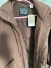 Levi's李维斯秋季新品男士简约休闲可收纳风帽御寒羽绒服外套 棕色 M 实拍图