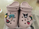 卡骆驰crocs经典云朵老爹鞋洞洞鞋时尚百搭女鞋拖鞋一脚蹬|206750 石英粉-6UR(含智必星) 36 /37(230mm) 实拍图