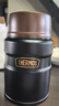 膳魔师（THERMOS）焖烧杯520ml保温汤壶316钢保温饭盒桶宽口水杯带勺TSK2-520S BK 实拍图