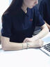 源于衣夏季工作服定制工衣POLO短袖衣服印字T恤文化衫广告衫logo刺绣男 黑色 L 实拍图