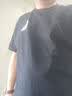 名创优品（MINISO）短袖t恤男士夏季新款重磅纯棉上衣服休闲宽松半袖体恤 黑 2XL 实拍图