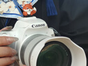 佳能200d二代 单反相机入门级  vlog踏青便携家用迷你单反数码照相机 白色200DII EF-S18-55套机 套餐一【入门配置摄影大礼包+64G卡】 实拍图