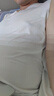 浪莎（LangSha）冰丝背心男7A级抗菌夏季男士无痕薄款休闲运动打底衫跨栏3件装 实拍图