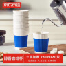 京东京造 纸杯一次性杯子咖啡杯三层加厚食品级办公家用水杯280ml【60只】 实拍图