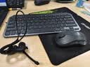 罗技（Logitech）大师系列MX Keys Mini无线蓝牙键盘充电办公ipad Mac薄膜迷你妙控键盘智能背光type-c双模跨屏79键 Keys mini+M240【黑色套装】 实拍图