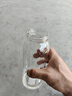 名锐（MINGRUI）玻璃杯水杯泡茶杯男女茶水分离加厚耐热开业定制印LOGO批发广告杯 升级钻石水晶杯【三件套】 700ml 实拍图