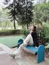 CAMILA KSENIA爆款老爹鞋女2026新款秋季增高百搭阿甘鞋跑步休闲网面透气运动鞋 蓝灰色 38 实拍图