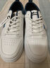 回力（Warrior）官方男鞋板鞋秋季透气小白鞋子男士皮面运动鞋男百搭休闲鞋白蓝41 实拍图