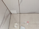 赫奕 墙洞装饰盖平板堵盖遮丑盖帽卫生间墙孔方形免打孔角阀遮丑神器 86平板盖板白色 实拍图