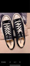 匡威（Converse）官方 1970S男女经典低帮帆布鞋黑色162058C 162058C/黑色 45 实拍图