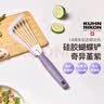 瑞士力康（KUHN RIKON）【周年限定】硅胶锅铲不粘锅专用耐高温食品级蝴蝶铲炒菜易清洗 奇异堇紫 龙年新色 实拍图