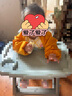 beedoll蓓兜儿童罩衣围兜防水防脏婴儿护衣饭兜宝宝画画围裙 小熊+小猪 实拍图