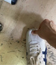 Onitsuka Tiger鬼塚虎男鞋 慢跑鞋透气轻便男女款运动休闲鞋RUNSPARK 白色/藏青色(1183B480-107) 39.5 实拍图