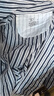 无印良品（MUJI）男式 无侧缝泡泡纱短袖睡衣男士家居服套装男款夏季纯棉全棉 深藏青色条纹 M 实拍图