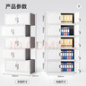 奈高（NAIGAO）文件柜铁皮柜档案办公资料柜子钢制储物柜分体五节文件柜员工柜 实拍图