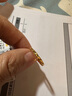 周六福  黄金戒指女款碎碎冰车花亮面指环送女友 计价 1.93g 14号 晒单实拍图