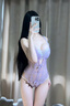 霏慕情趣内衣免脱连体衣睡衣激情方便老公吃制服睡裙女攻速战袍6254紫 实拍图