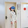 棉花会月子服夏季薄款纯棉云纱孕妇睡衣产后哺乳喂奶家居服套装 【双层纯棉云纱】夜雨笙笙 M【适合体重115斤以下】 实拍图