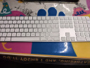 Apple/苹果 妙控键盘-中文(拼音)带有触控ID和数字小键盘(USB-C端口)蓝牙键盘无线键盘办公键盘-白色 实拍图