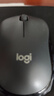 罗技（Logitech）M220 轻音鼠标 无线鼠标 办公鼠标 对称鼠标 带无线微型接收器 灰黑色 实拍图