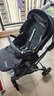 GOKKE婴儿推车双向高景观 可坐可躺轻便折叠简易手推车 幼儿宝宝童车 kisbean黑麻色 实拍图