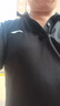 李宁速干短袖polo衫商务男女衬衫2025夏季 宽松透气T恤翻领休闲运动薄 黑色 速干透气轻薄 L 建议130-150斤 实拍图
