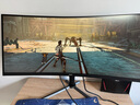 AOC 34英寸 带鱼屏 WQHD 广色域 180Hz HDR10  出厂校色 旋转升降 21:9曲面电竞电脑显示器 CU34G3X 实拍图