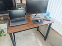 新颜值主义电脑桌电竞桌实木书桌家用台式办公桌学习桌写字桌工作台长条桌子 【18mm实木芯】特厚加固100cm 实拍图