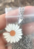 戚小米项链男款潮嘻哈韩版男士吊坠小众高级感夏季ins小雏菊蹦迪项链 实拍图