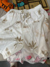 童泰（TONGTAI）宝宝短袖套装夏季纯棉婴儿上衣儿童内衣男女童短裤提花绿色110cm 实拍图