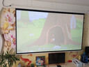 虾皮 投影幕布电动家用遥控自动升降高清4K抗光壁挂办公投影机幕布客厅卧室家庭影院投影布投影仪幕布 白玻纤 100吋16:9电动遥控【航空双插，双向通电】 实拍图