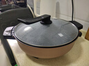 苏泊尔（SUPOR）电饼铛加大加深煎饼机家庭用单面烙饼锅多功能不粘电煎锅平底电饼档插电烤盘早餐机水煎包专用锅 6L 实拍图
