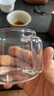 金灶（KAMJOVE） 茶杯玻璃茶杯品茗杯耐热玻璃杯 家用办公室喝茶杯泡茶杯小茶杯 K-106/4个装120毫升 实拍图