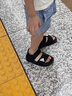 阿迪达斯 （adidas）童鞋露脚趾儿童凉鞋夏季款男童女童魔术贴软底小大童沙滩鞋GW0344 GW0344 黑 34 码/2uk/脚长21cm 实拍图