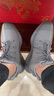 阿迪达斯YEEZY350春夏STEELGREY运动鞋IF3219雾灰色40.5 实拍图