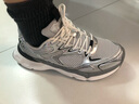 卡帕（Kappa）男女鞋增高老爹鞋子女秋季厚底鞋休闲运动慢跑步鞋男 40.5 实拍图