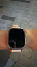 Apple/苹果 Watch Ultra 2 智能手表GPS+蜂窝款49 毫米原色钛金属表壳小麦色高山回环式表带L MXDE3CH/B 实拍图
