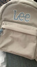 Lee高颜值迷你小背包女轻便旅行双肩包初高中生大学生百搭通勤书包 米灰色（小号/可放9.7寸ipad） 实拍图