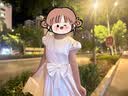 衣诺坊女童礼服裙高端公主裙白色女孩钢琴主持人演出服周岁婚礼花童礼服 实拍图