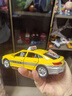 卡威（KIV）合金出租车玩具模型儿童玩具车男孩玩具车仿真汽车声光回力车模 大众CC-黄色 实拍图