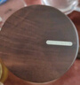 邦田（Bonston）飘逸杯一键过滤磁吸泡茶壶胡桃木高档玻璃内胆耐热泡茶杯整套茶具 胡桃木 800ml 实拍图