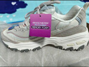 斯凯奇（Skechers）奶茶熊女鞋夏季厚底老爹鞋软底透气百搭熊猫鞋休闲运动鞋149238 实拍图