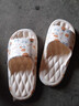 百慕倾臣 拖鞋女外穿夏简约卡通室内舒适软底浴室防滑厚底 情侣凉拖鞋男 白色-草莓小兔 38-39 正码 实拍图