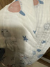 十月结晶婴儿浴巾纯棉纱布初生新生儿超柔吸水宝宝儿童大毛巾方巾 6层柔软包边 海洋精灵（110*110cm） 实拍图