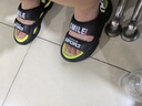 沙滩鞋男款夏季外穿休闲防滑耐磨踩屎感拖鞋男士增高运动开车凉鞋 黑绿 40 实拍图