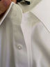 帕托瓦短袖衬衫男士夏季纯色白衬衫男韩版修身商务休闲衬衣白色M 实拍图