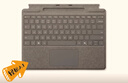 微软（Microsoft）Surface Pro 13英寸键盘盖 带超薄触控笔笔槽 亮铂金 (适配Surface Pro 11/9/8单主机) 实拍图