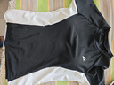 匹克泳衣女士分体平角短袖两件套大码遮肚显瘦海边温泉泳装04黑X2L 实拍图