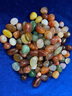 南京雨花石原石水培鹅卵石多肉铺面鱼缸盆栽七五彩小石头 彩雨花圆1.4-2.0Cm(一斤) 实拍图